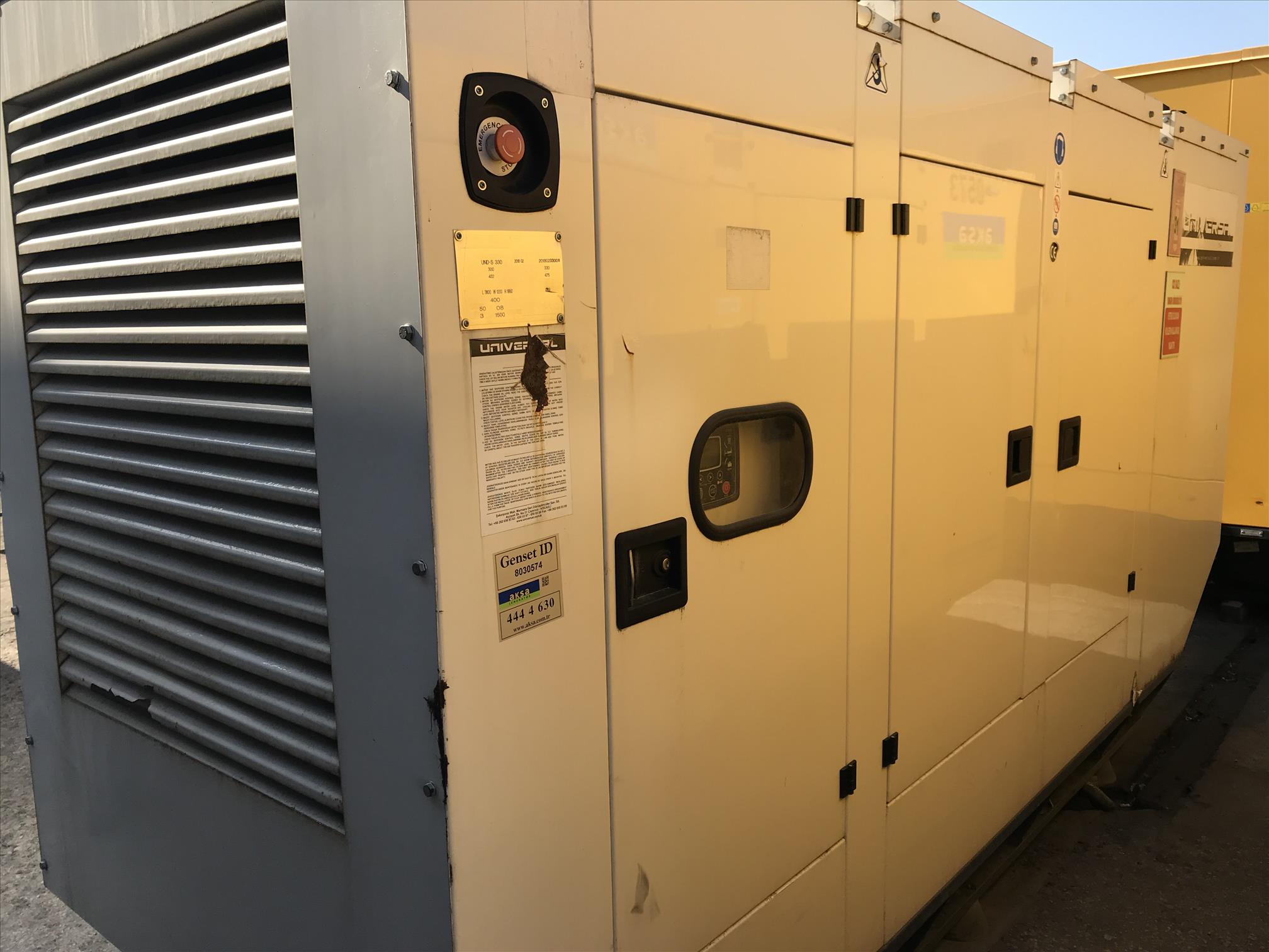 Universal 330 kVA, Sdec Engine, 2018 Model, 215 Hours, Canopy